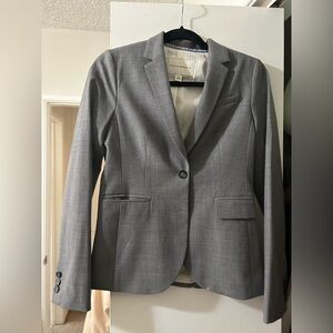 Banana Republic Light Gray Blazer